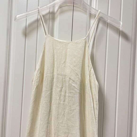 OAK + FORT Linen Blend Midi Dress Oatmeal – Size XS - Picture 12 of 16